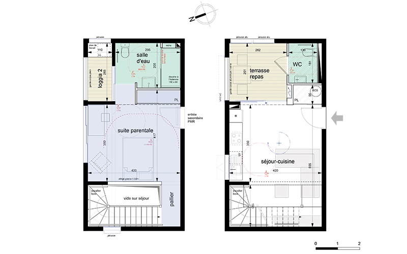 Lot 15 | T2 DUPLEX | Etage : R+2