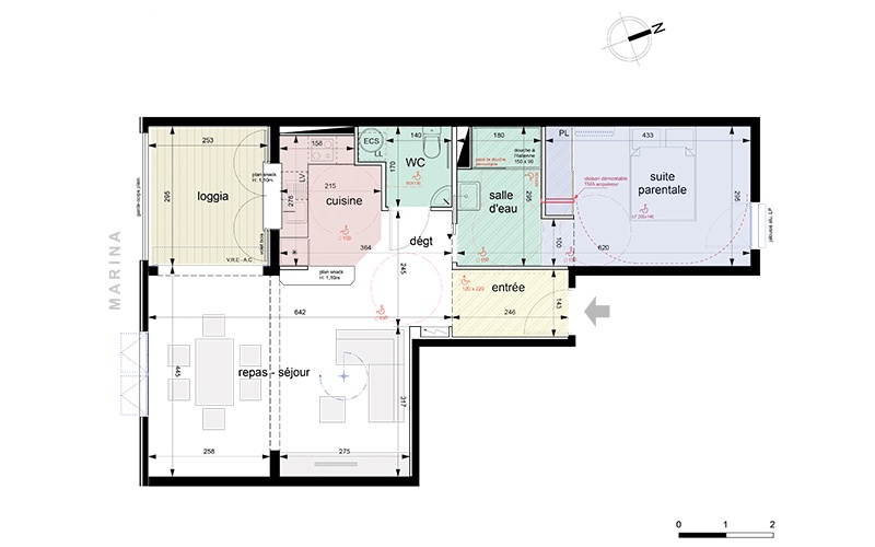 Lot 19 | T2 | Etage : R+3